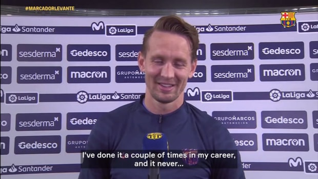 Luuk de Jong on his late winner vs Levante